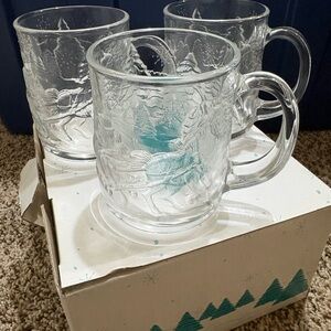 Luminarc USA Clear Glass Mug Set